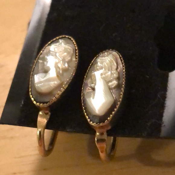 Gold Filled Vintage Victorian Antique Cameo - Picture 6 of 12